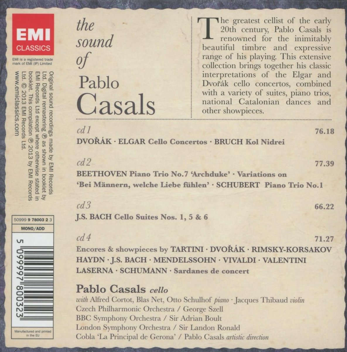 The Sound Of Pablo Casals - Imagem 2