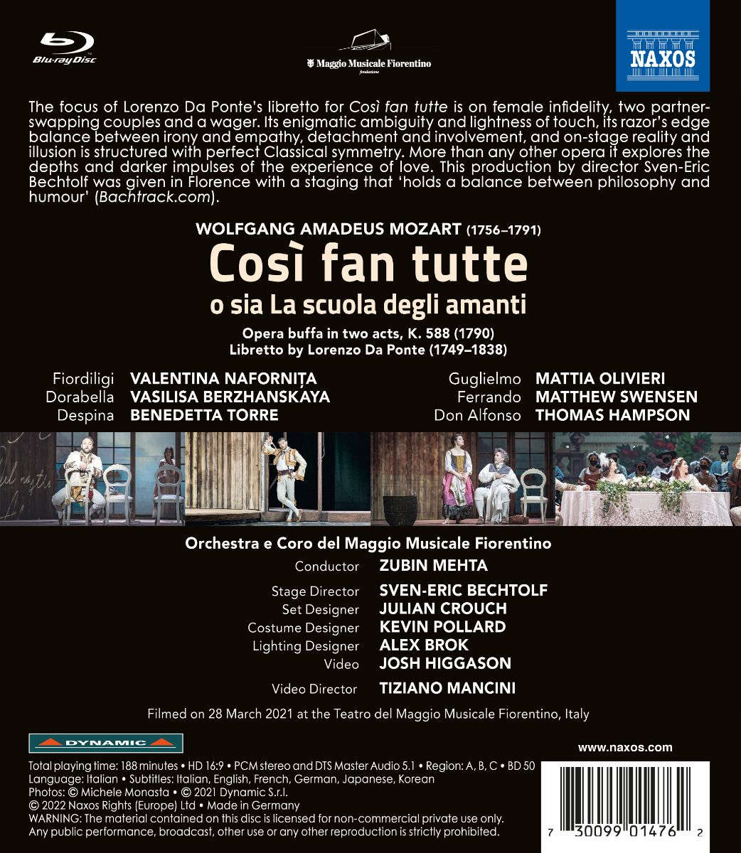 Blu-ray - Mozart: Così fan tutte - Imagem 2