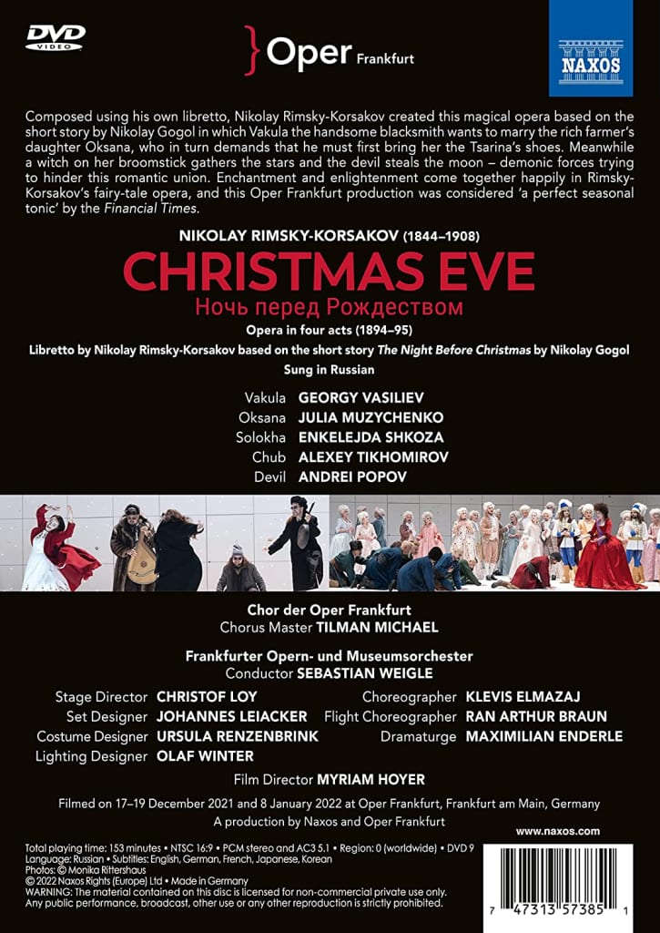 Bluray RimskyKorsakov Christmas Eve Loja Clássicos