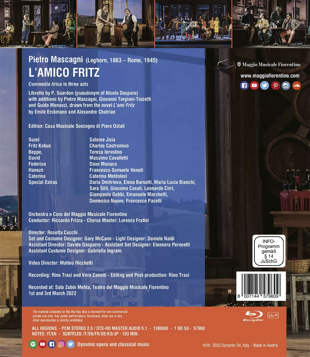 Blu-ray - Mascagni: L’amico Fritz - Imagem 2
