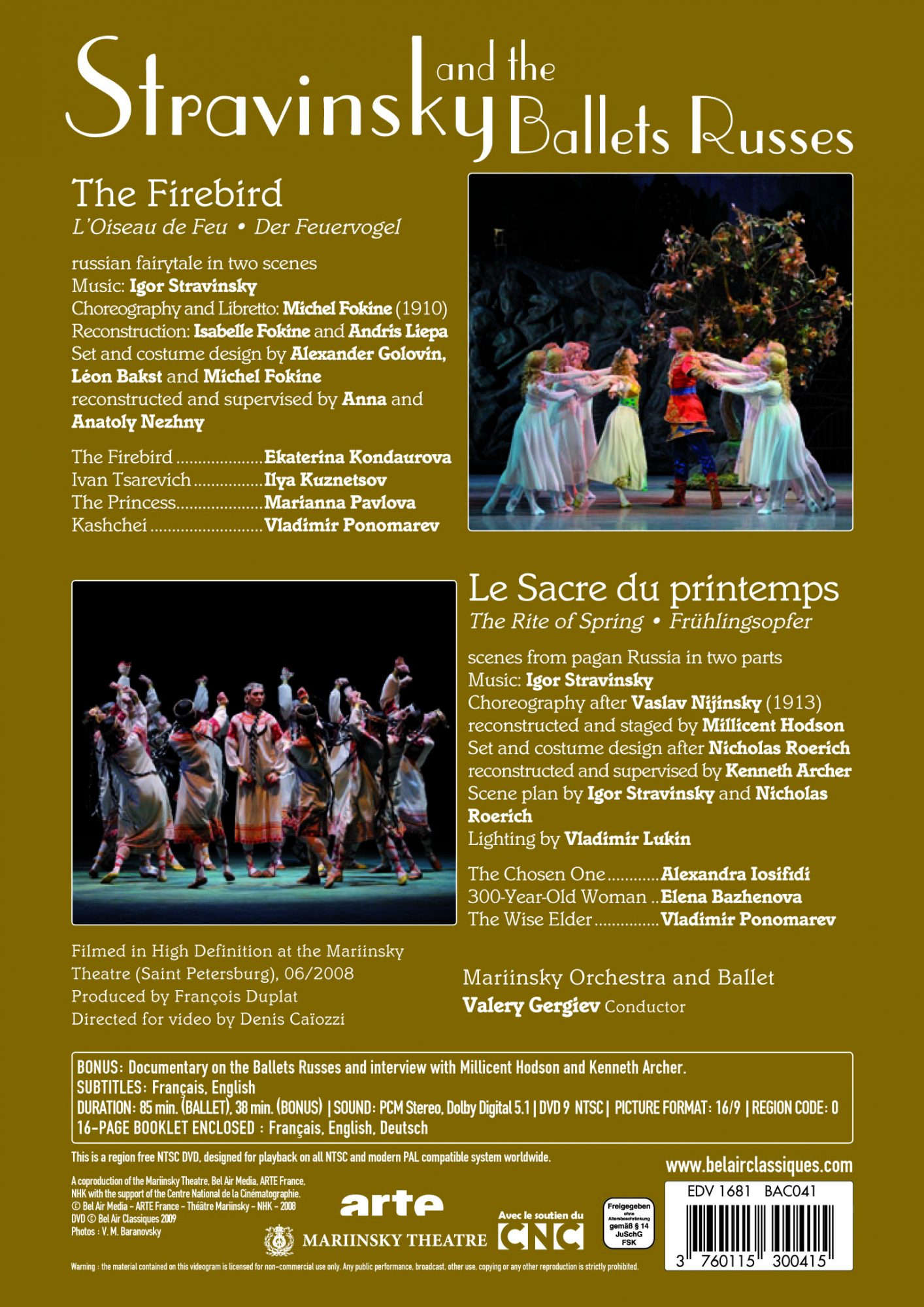 Blu-ray: Stravinsky and the Ballets Russes - Imagem 2